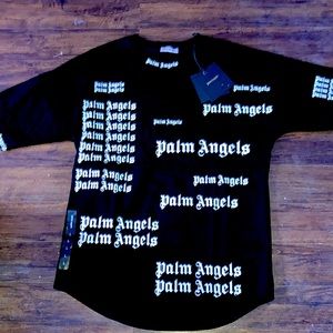 Palm Angels logo print shirt